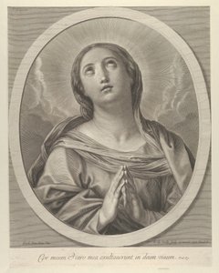 Die Jungfrau im Gebet, nach Reni, 1648-81