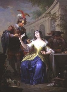 Allegorien der ungleichen Liebe (ein Paar) von Frans Christoph Janneck