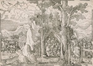 Landschaft mit Szenen aus dem Leben von Johannes dem Täufer