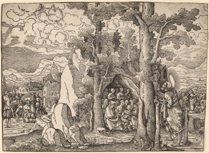 Johannes der Täufer predigt