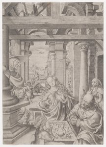 Die Anbetung der Hirten, ca. 1522-25