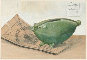 Sparschwein und Sparbuch