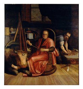 Sankt Lukas malt die Madonna von Frans Floris