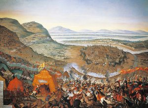 Österreich, Wien, Belagerung Wiens durch die Türken am 16. Juli von Frans Geffels