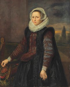 Porträt einer jungen Frau von Frans Hals