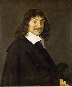 Rene Descartes, Porträt nach einem verlorenen Original von Frans Hals von Frans Hals