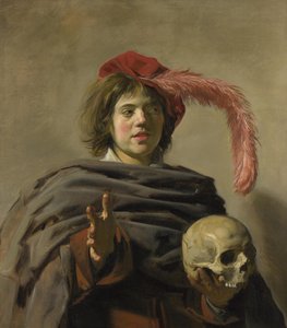 Junger Mann mit einem Schädel (Vanitas), ca. 1626