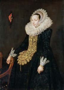 Porträt von Catharina Both van der Eem 1589-1666, 1620 von Frans Hals after .