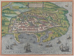 Karte von Alexandria, 1575