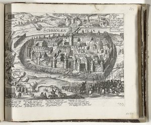 Die Belagerung von Smolensk, 1609-1611, 1612 von Frans Hogenberg