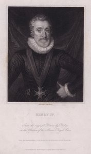 Heinrich IV., König von Frankreich (Stich) von Frans II (after) Pourbus