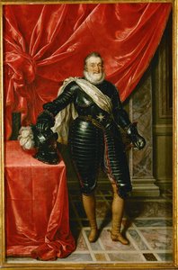 Heinrich IV., König von Frankreich, in Rüstung