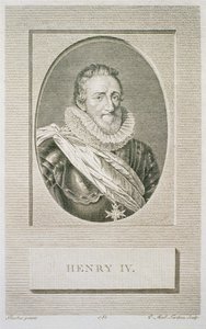 Henri IV (1553-1610), graviert von Pierre Alexandre Tardieu (1756-1844), 1783