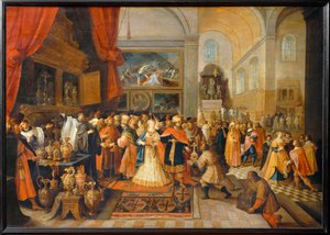 Salomo im Tempelschatz