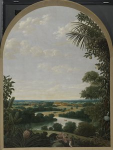 Landschaft in Brasilien von Frans Jansz Post