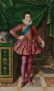 Porträt von König Ludwig XIII. von Frankreich von Frans Pourbus