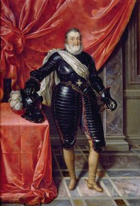 Heinrich IV., König von Frankreich, in Rüstung, ca. 1610 von Frans Pourbus the Younger