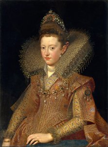 Margherita Gonzaga 1591-1632, Prinzessin von Mantua von Frans Pourbus the Younger