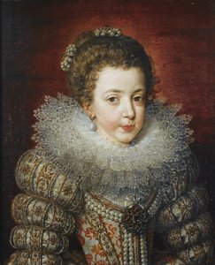 Porträt von Elisabeth von Frankreich 1602-1644, Königin von Spanien von Frans Pourbus the Younger