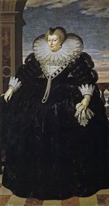 Porträt von Marie de Médici 1575-1642 von Frans Pourbus the Younger