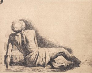 Liegender Mann von Frans Schwartz