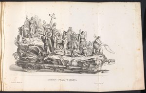 Dritter Prunkwagen im Umzug für den Heiligen Rombout, 1825