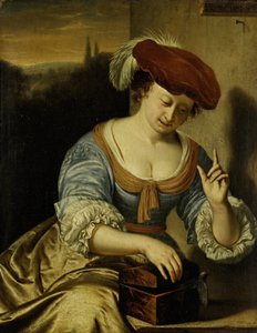 Entflohenes Vogel: Allegorie der Keuschheit von Frans van Mieris (I)