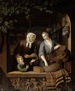 Der Lebensmittelladen von Frans van Mieris (II)