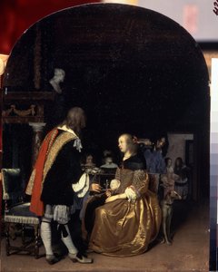 Das Austernmahl von Frans van Mieris