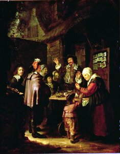 Der Scharlatan von Frans van Mieris