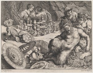 Bacchus und betrunkener Silenus (1640-60)