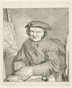 Porträt von Adam Silo von Frans van der Mijn