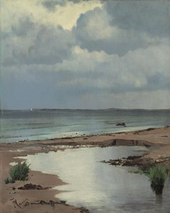 Vom Strand bei Hornbæk