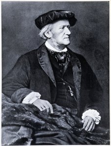 Richard Wagner - Porträt von Franz Hanfstaengl von Franz (after) Hanfstaengl