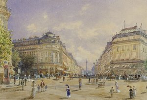 Die Rue de la Paix, Paris, 1886