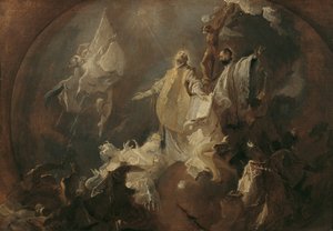 Allegorie auf die Weltmission des Jesuitenordens von Franz Anton Maulbertsch