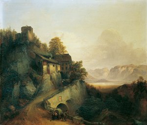Gebirgsstraße in Tirol