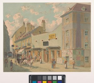 7., Burggasse 28-36 - Blick von Höhe Kirchengasse von Franz Gerasch