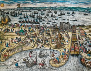 Eroberung von La Goulette und Tunis durch Karl V.