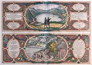 See von Agnano und die Hundegrotte, Italien (Gravur)