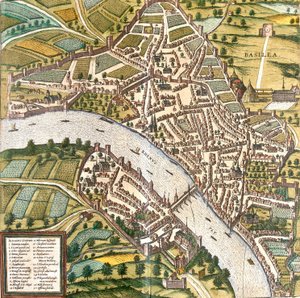 Plan von Basel, Schweiz