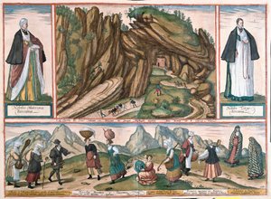 San Adrian Tunnel oder Lizarrate: Landschaft in den westlichen Ausläufern der Pyrenäen, südlich des Golfs von Biskaya, Spanien