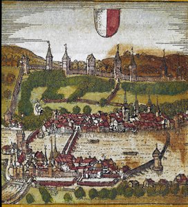 Ansicht von Luzern - Schweiz (Gravur)