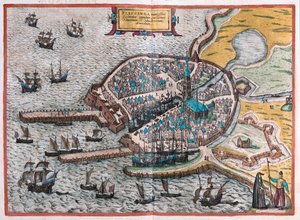 Vlissingen, Niederlande (Gravur) von Franz Hogenberg