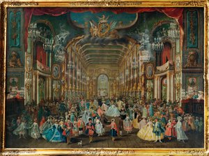 Kostümball im Bonner Residenztheater von Franz Jakob Rousseau