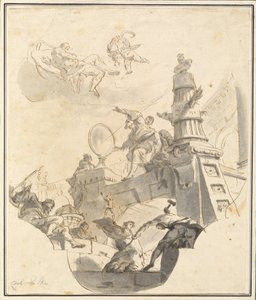 Eine Allegorie der Weisheit und der Künste von Franz Karl Palko