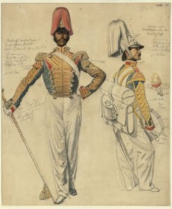 Tambourmajor Wassili Kossarew, Regimentstrommler Kusma Krassilnikow von Franz Krüger