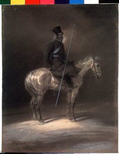 Kosake zu Pferd von Franz Krüger