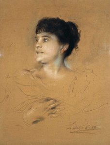Porträt der Sängerin Marcella Sembrich, 1858-1935, 1891