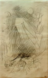 Stürzender Berg von Franz Marc